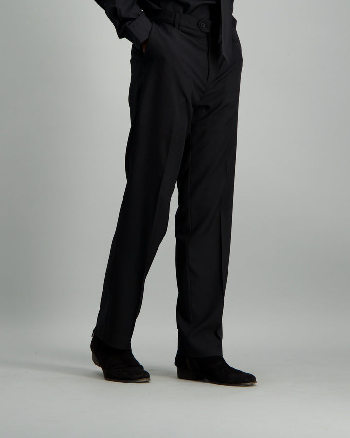 Men's Regular Fit Suit Trouser - Black