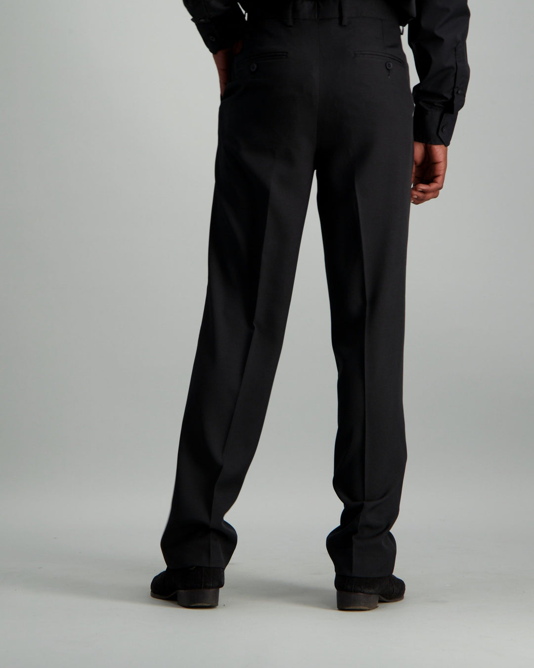 Men's Regular Fit Suit Trouser - Black