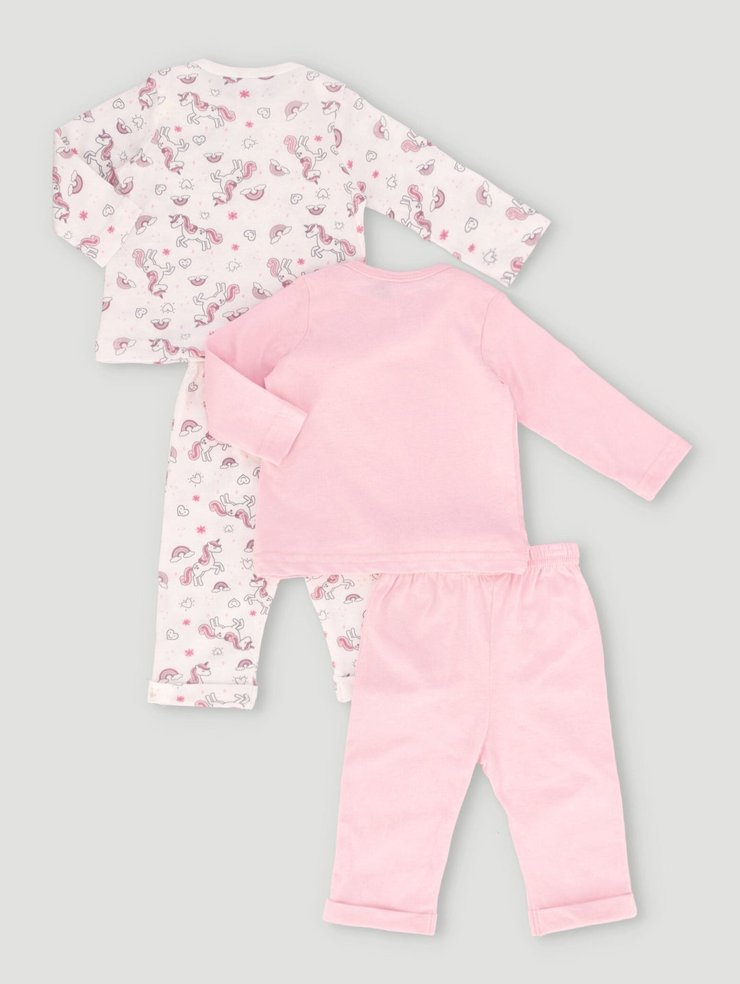 Baby Girls 2 Pack Sleepwear Set - Pink
