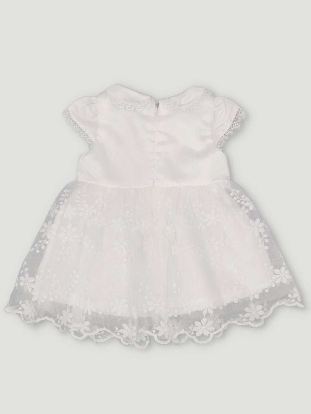 Baby Girls Christening Dress - White