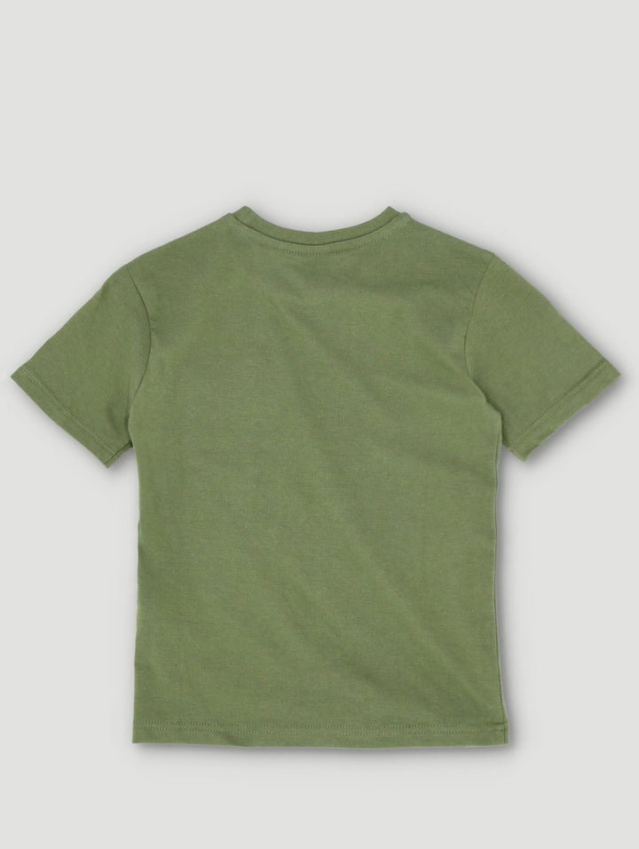 Pre-Boys Fashion Oversized Tee - Olive