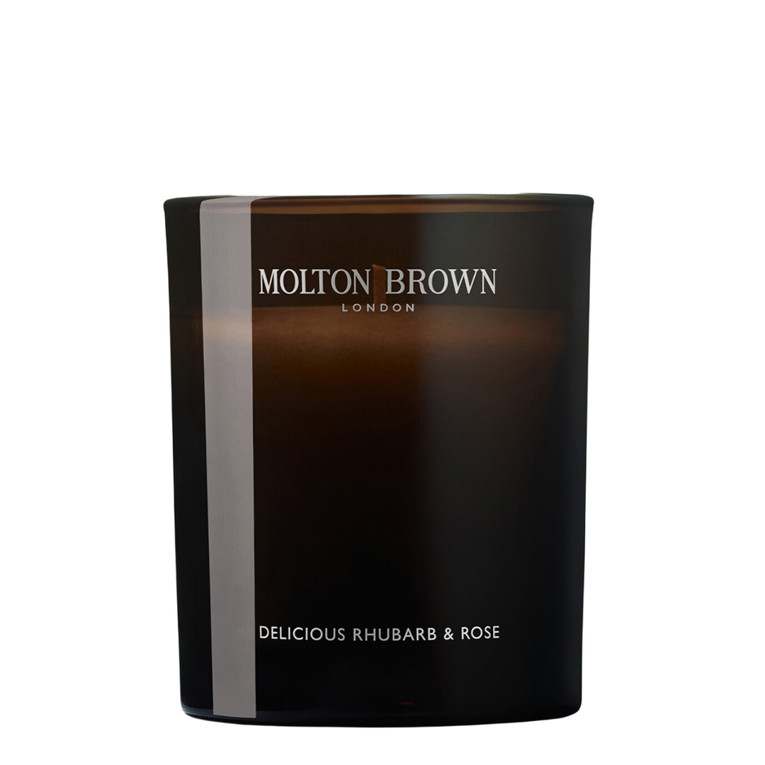 Delicious Rhubarb & Rose Scented Candle 190g
