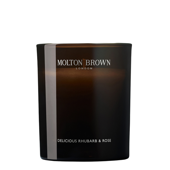 Delicious Rhubarb & Rose Scented Candle 190g