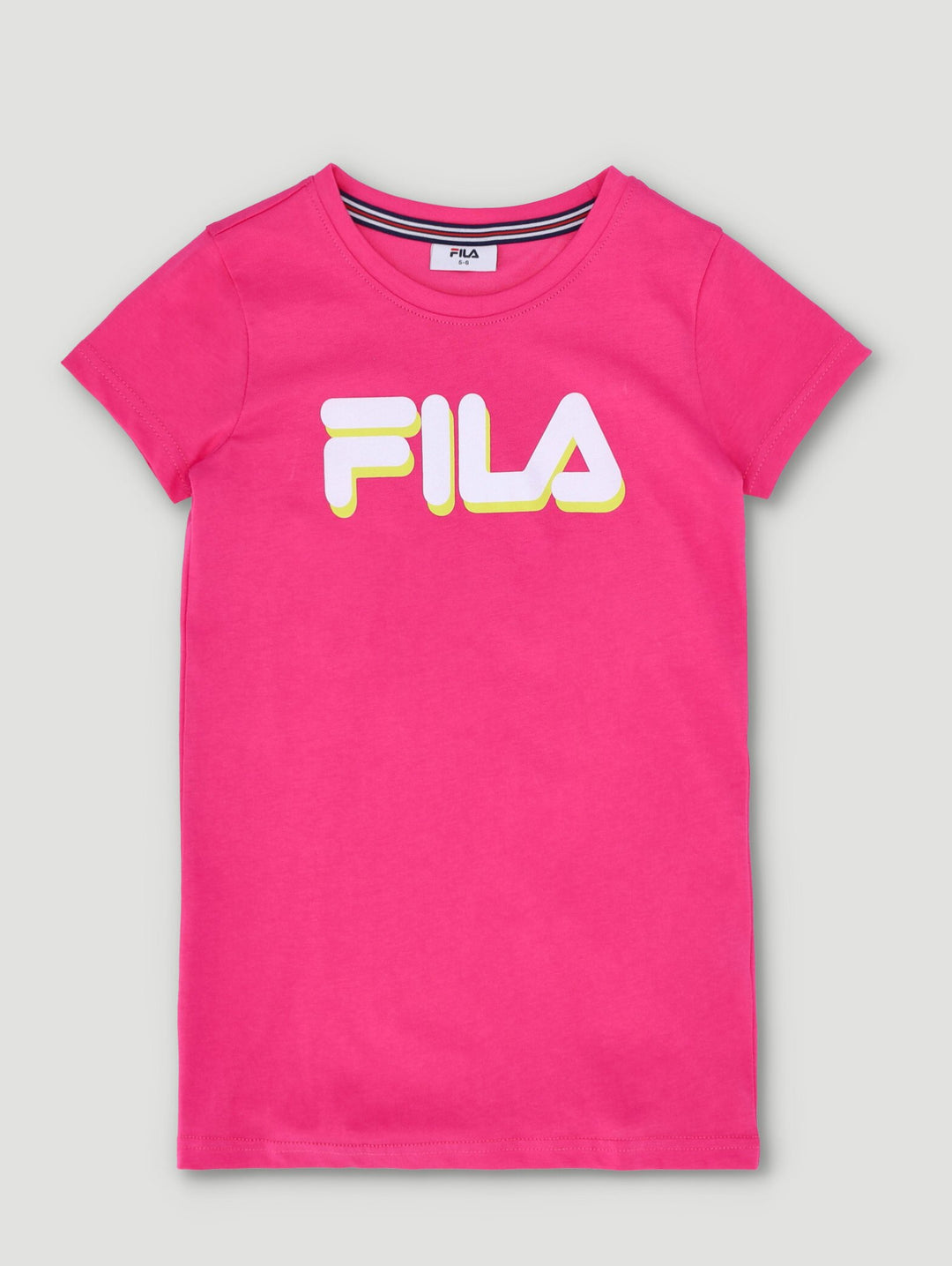 Pre-Girls Bradie T-Shirt Dress - Fuschia