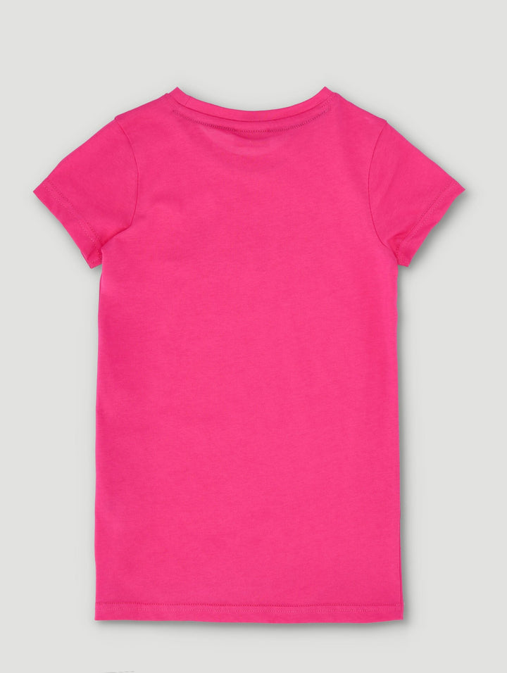 Pre-Girls Bradie T-Shirt Dress - Fuschia