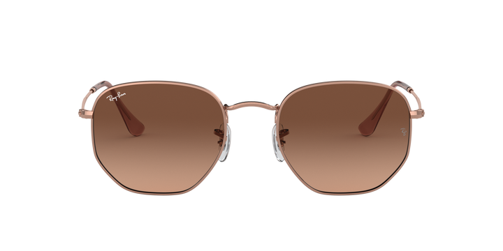 Ray-Ban Hexagonal Brown Gradient Sunglasses