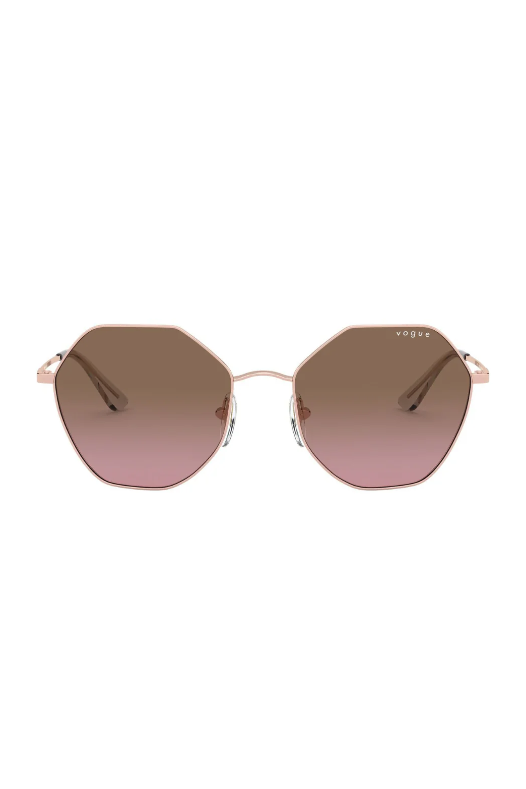 Vogue Pink Gradient Brown Sunglasses