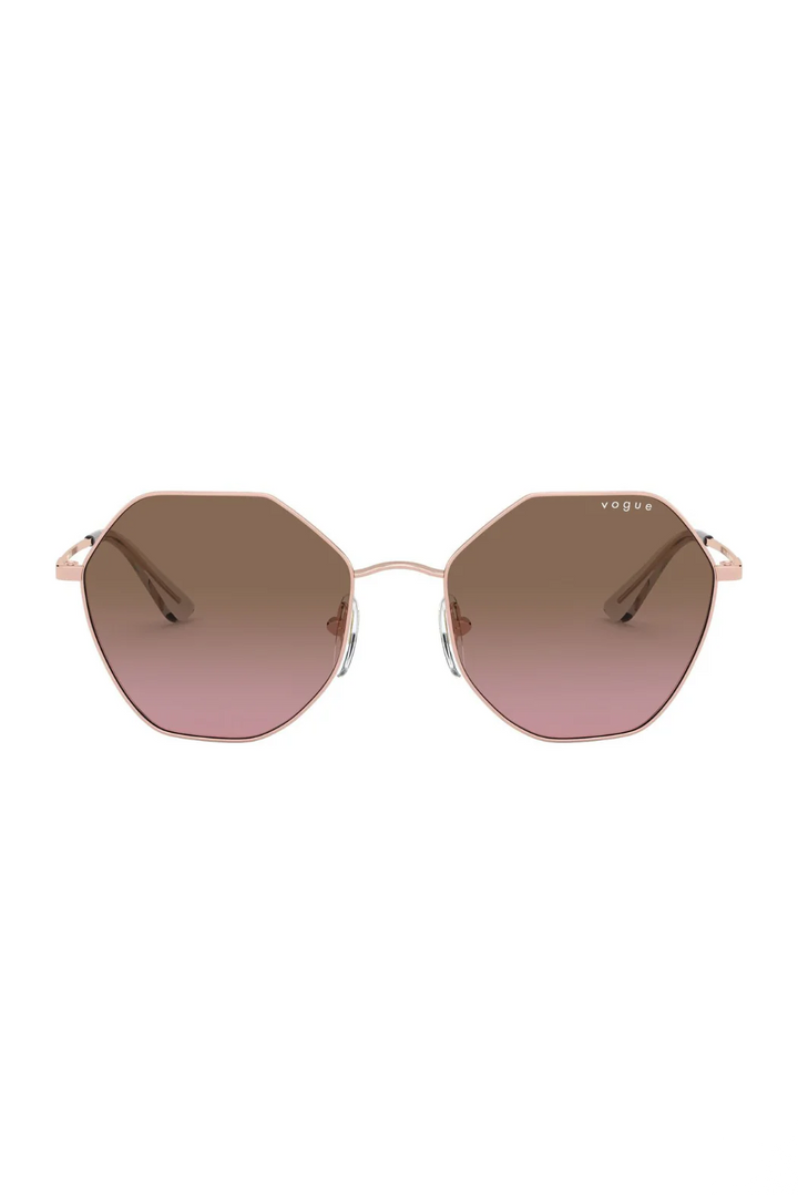 Vogue Pink Gradient Brown Sunglasses
