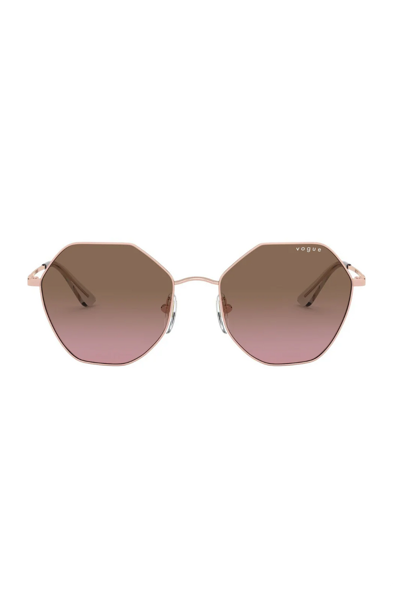 Vogue Pink Gradient Brown Sunglasses