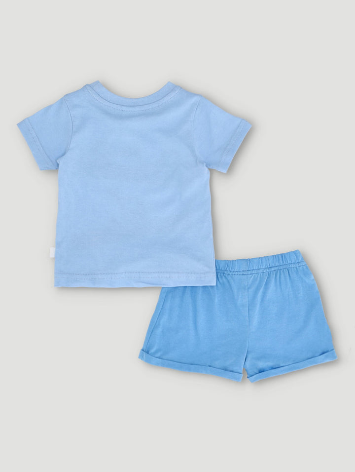 Baby Boys  Vehicles Tee & Short Set - Blue