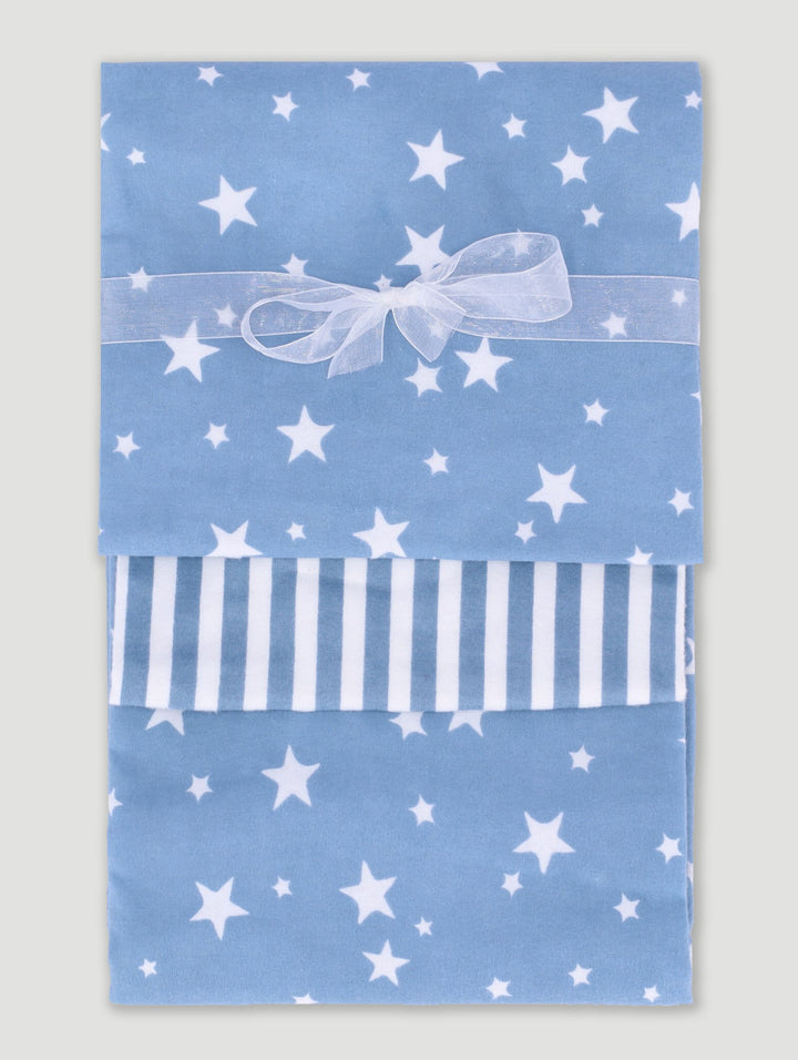 Baby 2 Pack Star Receivers - Blue