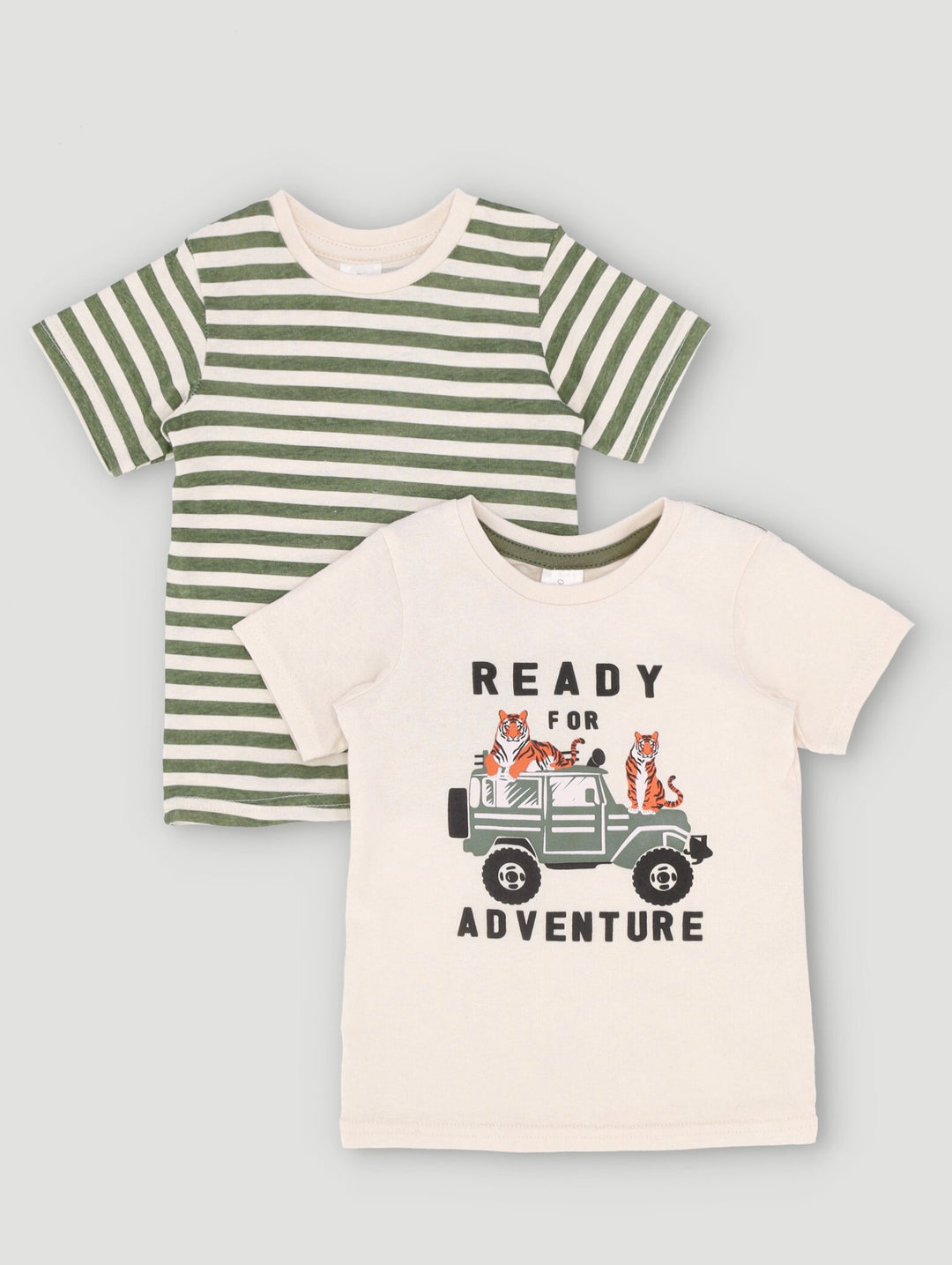 Baby Boys Pack Ready For Adventure Tees - Main Image