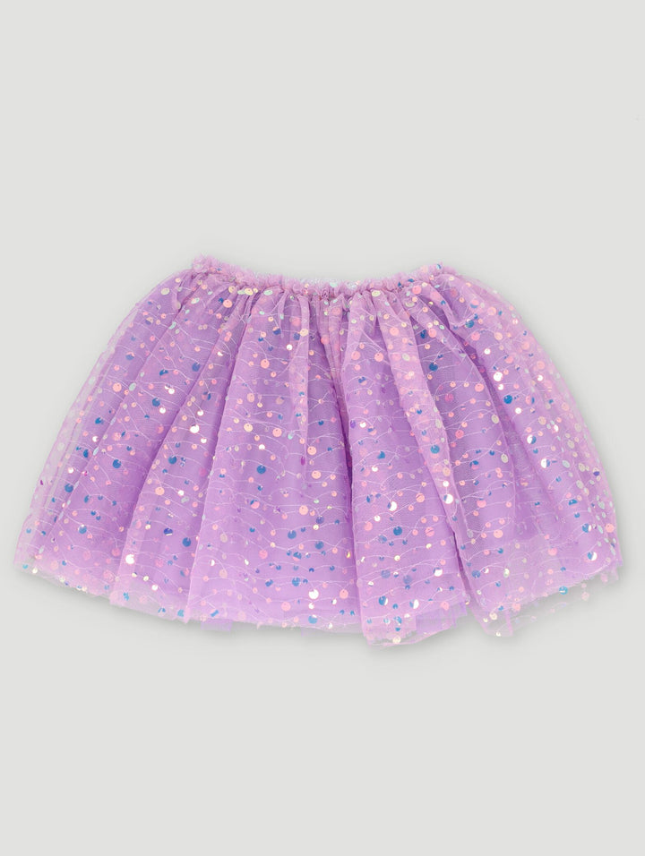 Pre-Girls Sequin Tutu Skirt - Purple