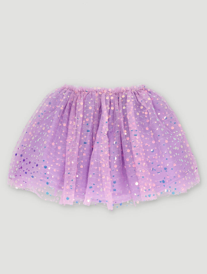 Pre-Girls Sequin Tutu Skirt - Purple