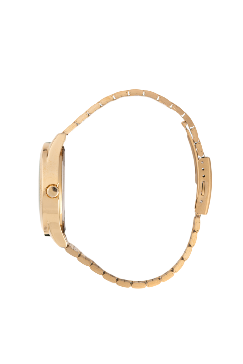 40Mm Case & Champagne Dial Metal Bracelet Watch - Gold