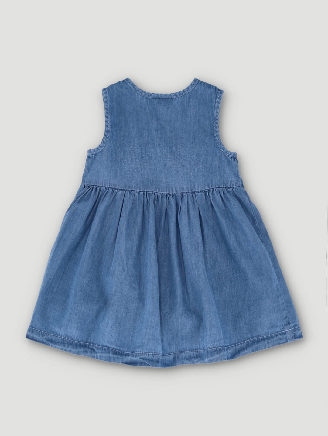 Baby Girls Daisy Dress - Denim