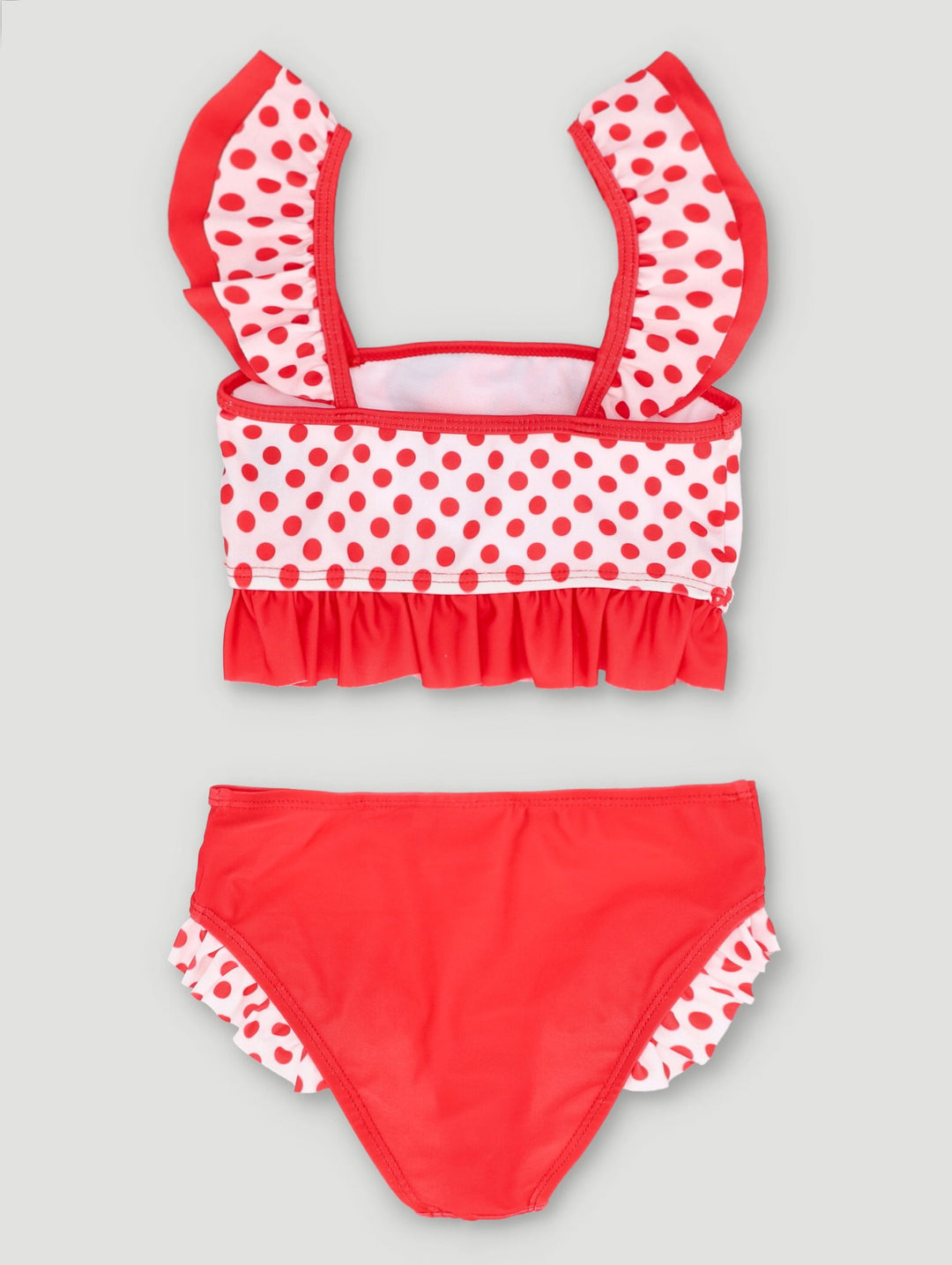 Pre-Girls Minnie 2 Piece Swimsuit - White/Red