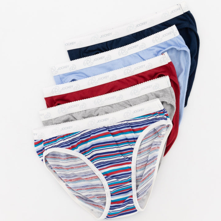 Ladies 3pc Seamless Bikini Panties Set - Print