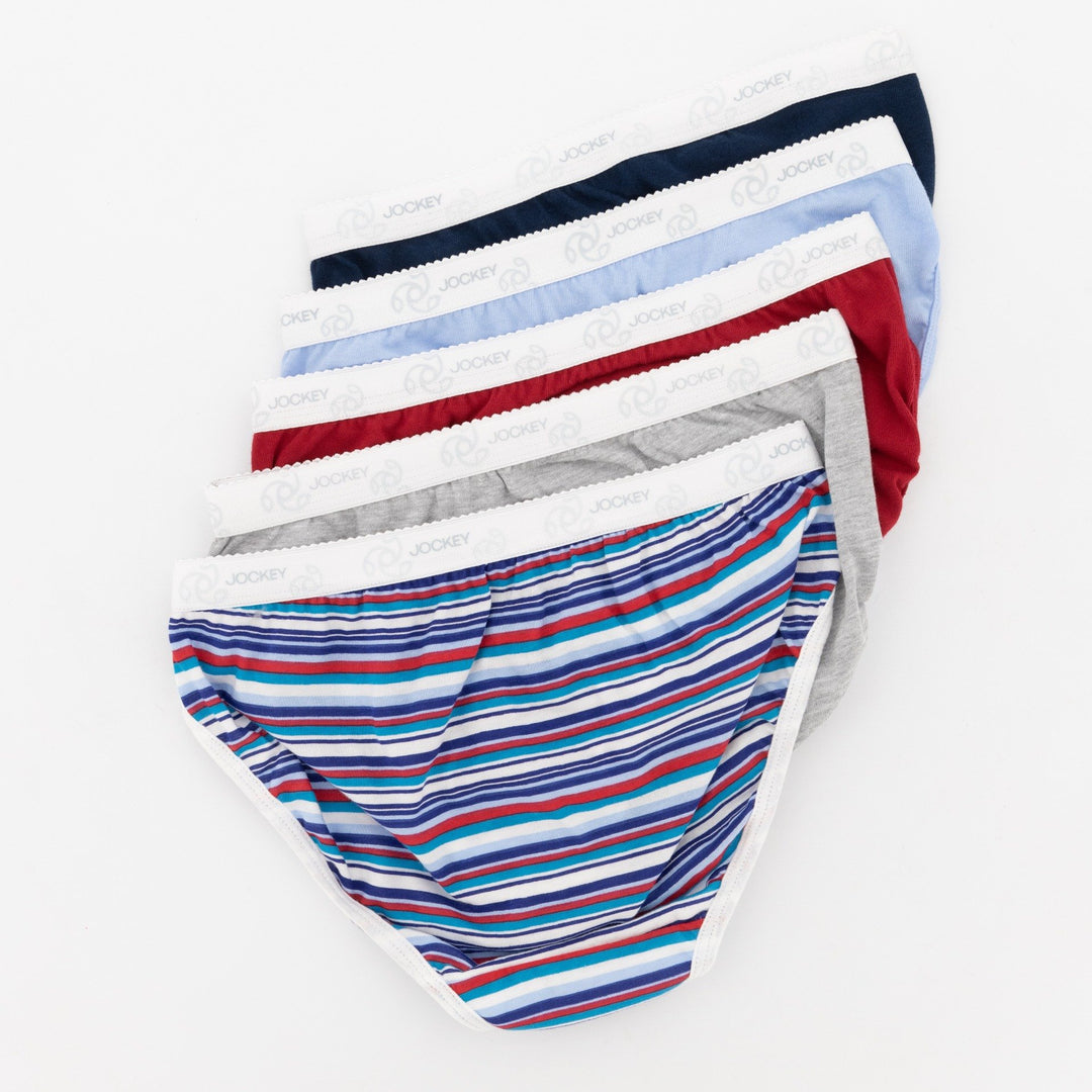 Ladies 3pc Seamless Bikini Panties Set - Print