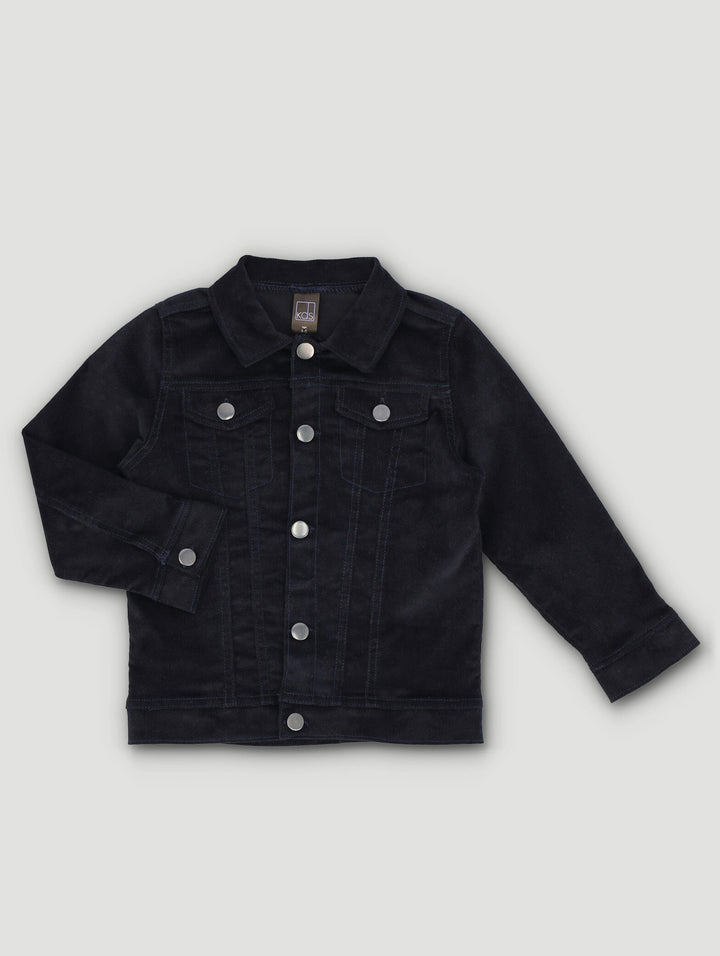 Pre-Boys Trucker Cord Jacket - Navy
