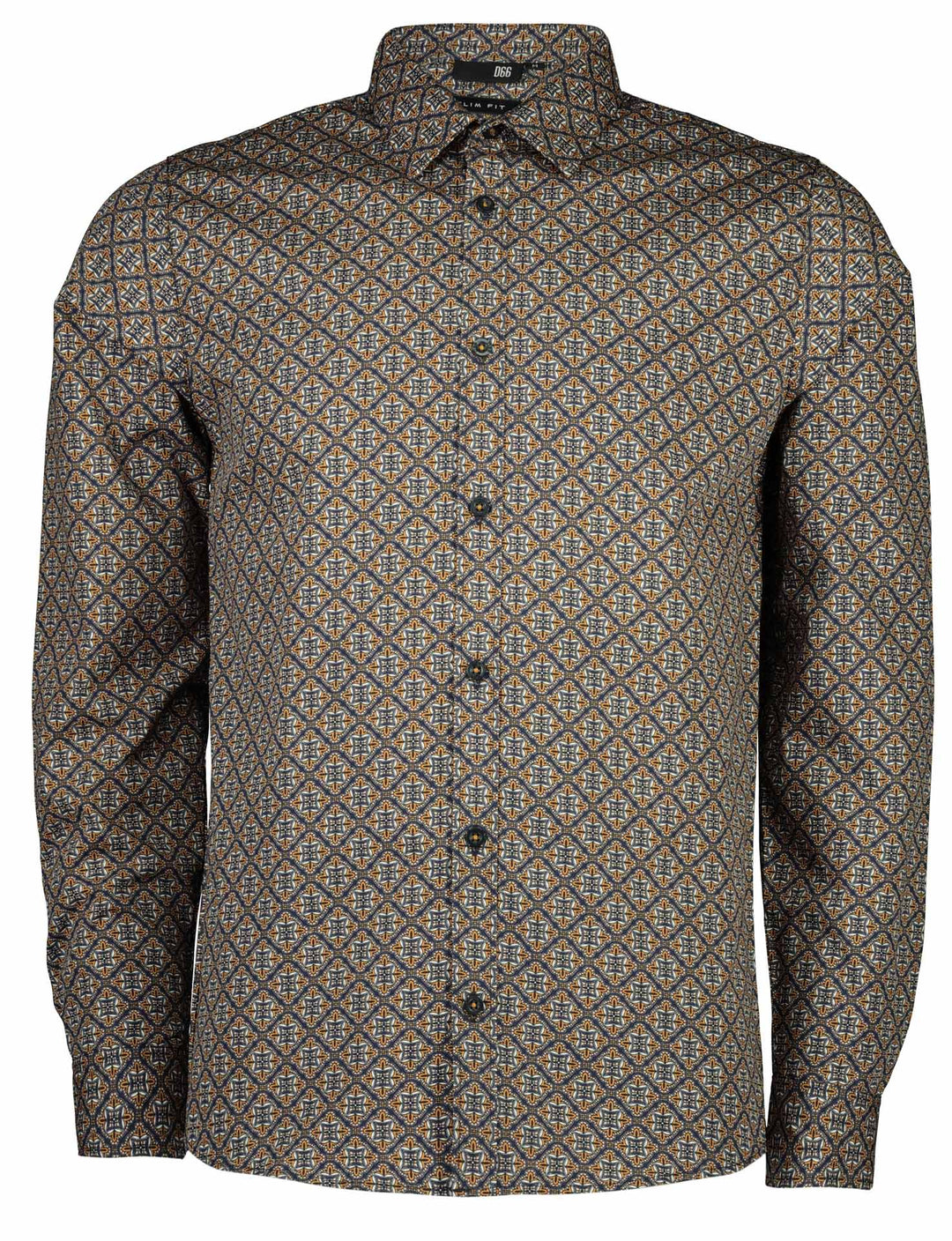Long Sleeve Bold Print Shirt