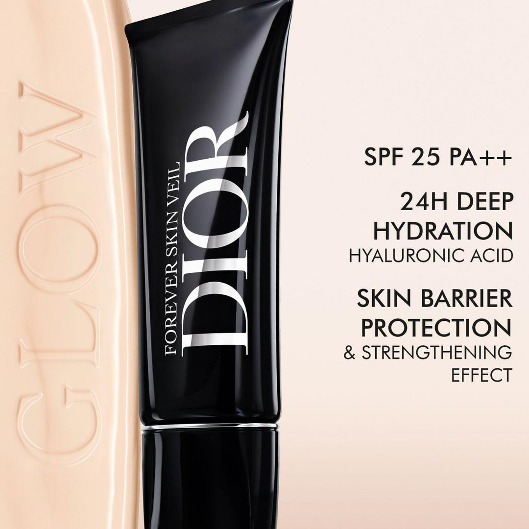 Forever Skin Veil Makeup base - Glow finish and 24h hydration, SPF 25 PA++