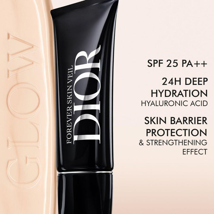 Forever Skin Veil Makeup base - Glow finish and 24h hydration, SPF 25 PA++