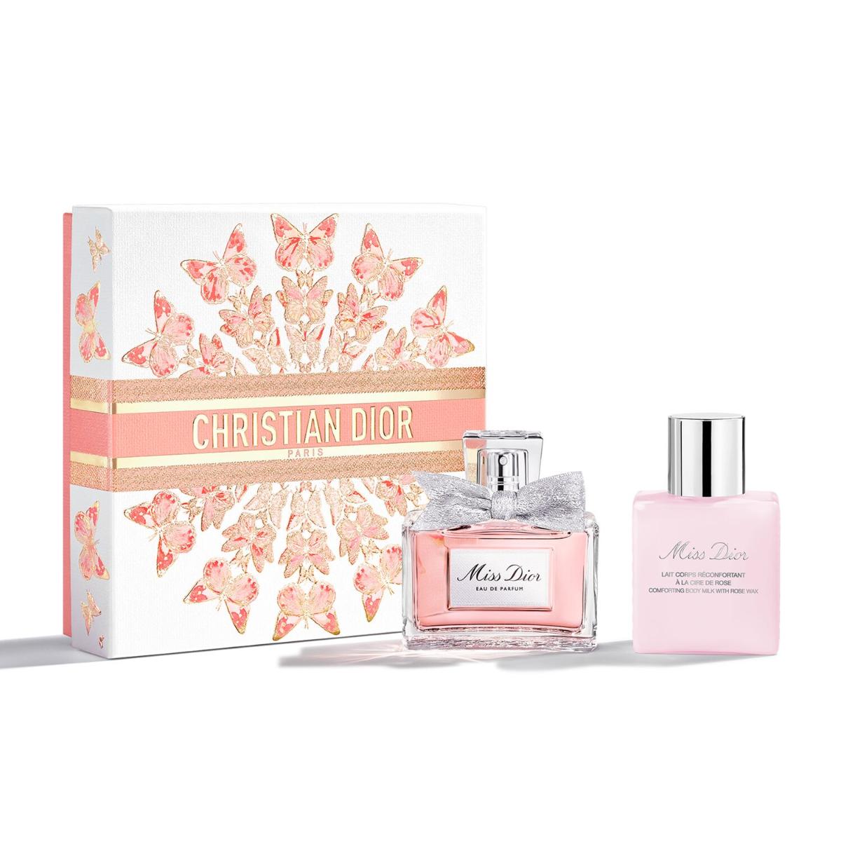 Ladies Miss Dior Set - Limited Edition Eau de Parfum and Body Milk