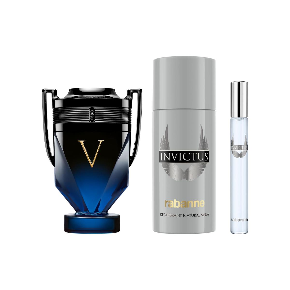 Mens Invictus Victory Elixir Parfum Intense Gift Set – Edgars