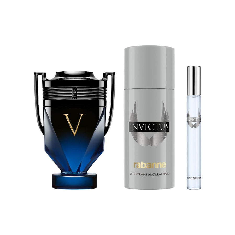 Mens Invictus Victory Elixir Parfum Intense Gift Set – Edgars