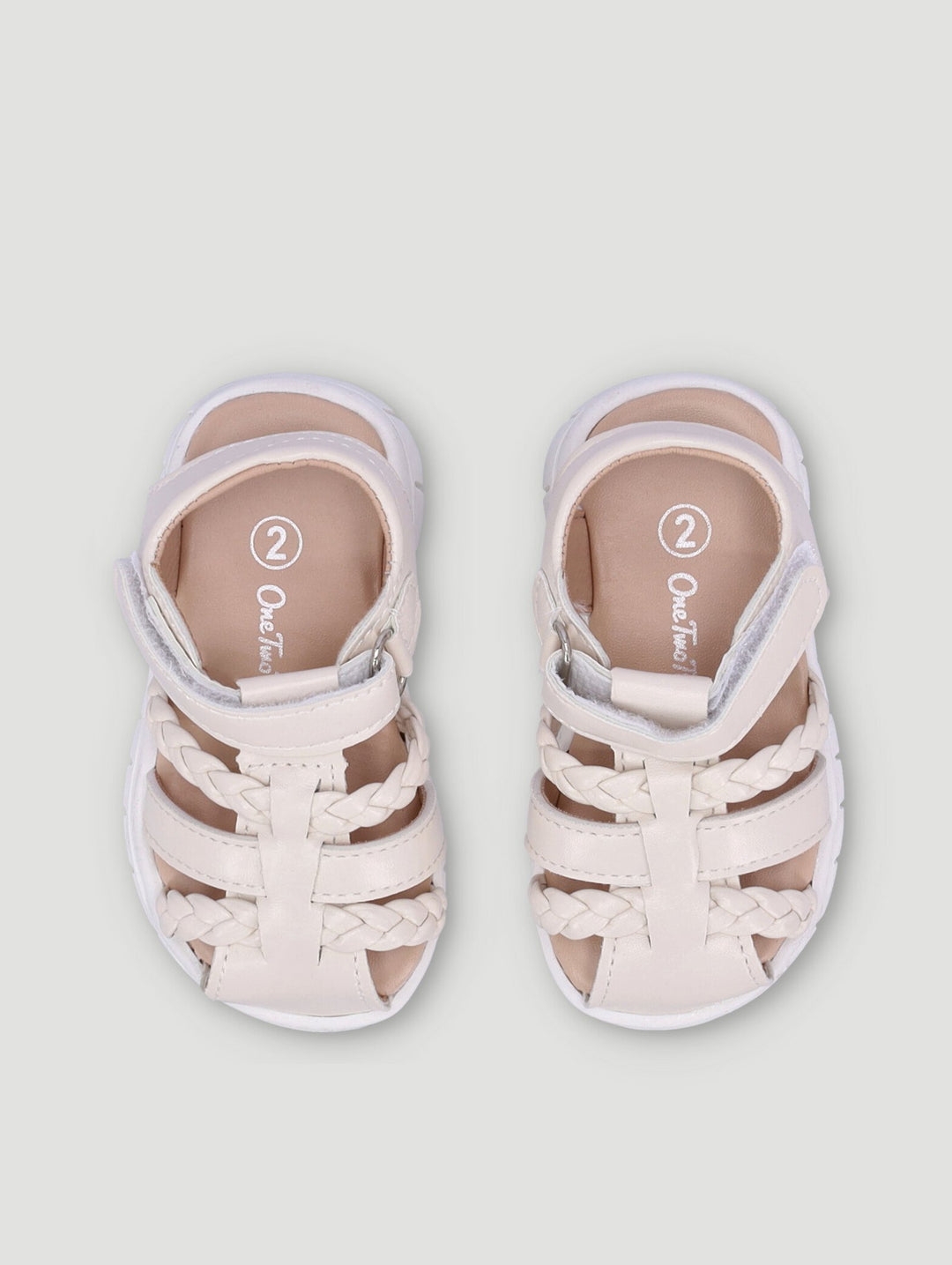 Baby Girls Strappy Sandals White