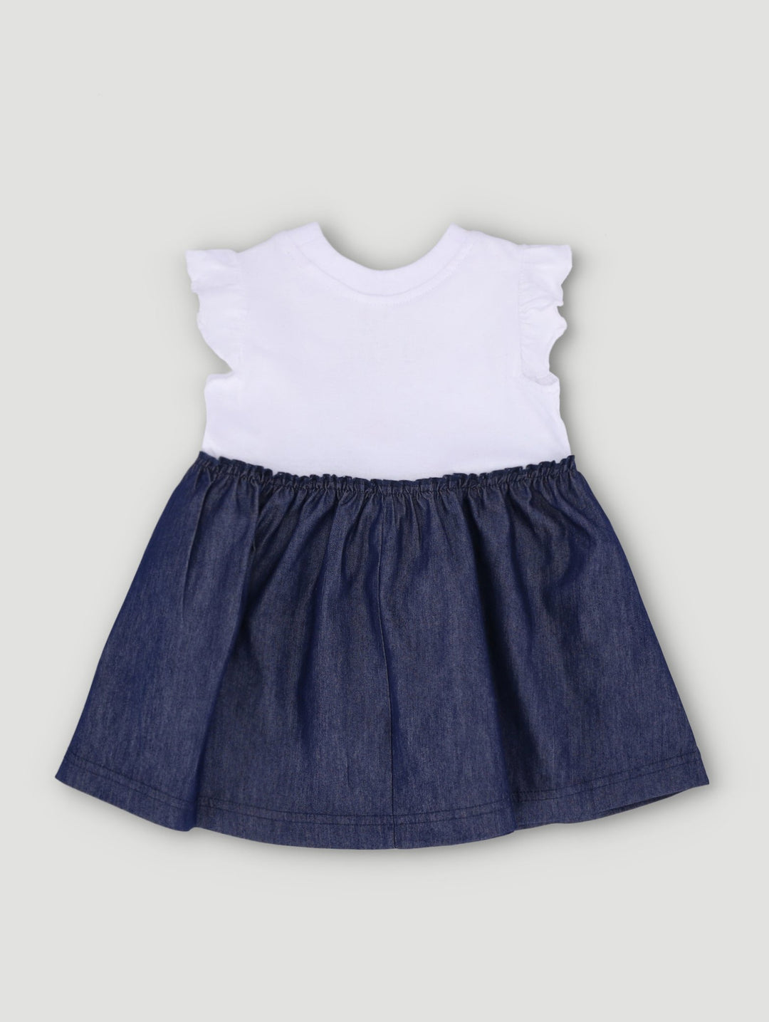 Baby Girls Love Bunny Combo Dress - Denim