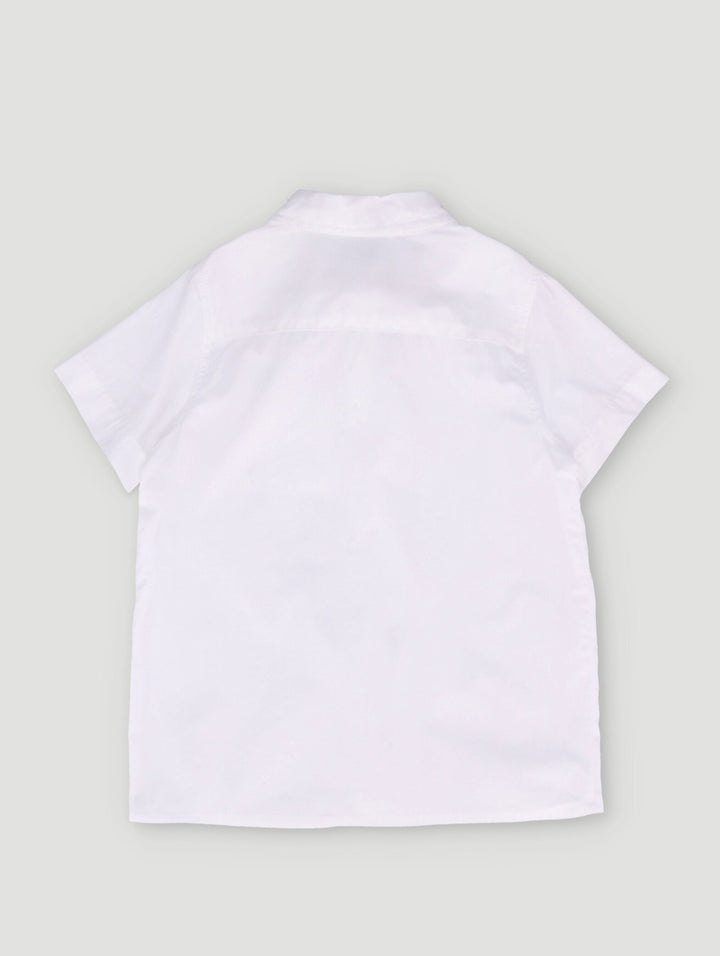 Pre-Boys Formal Shirt & Bow Tie - White