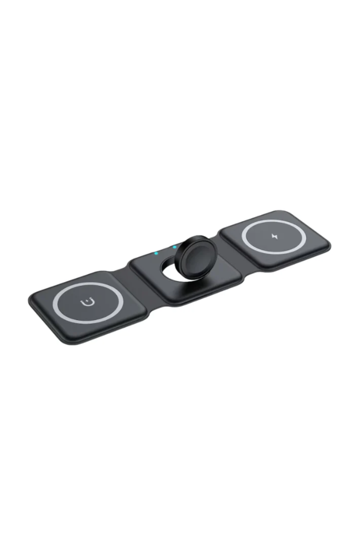 Moov 3 in 1 Foldable Wireless Charger - Black