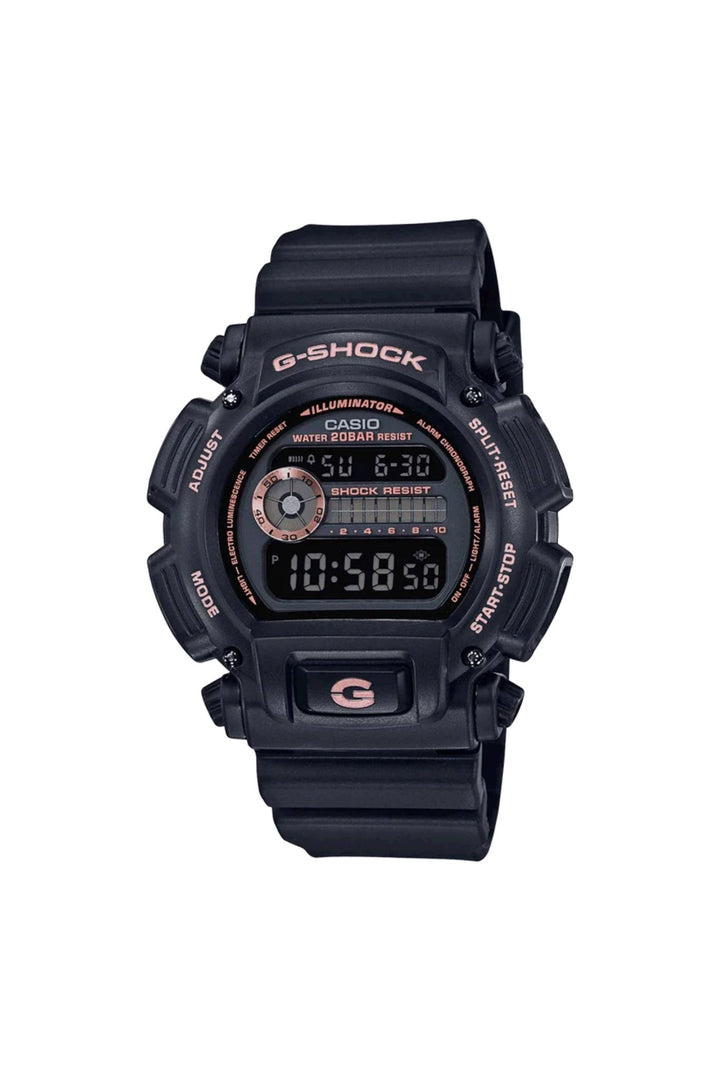 G-Shock Black Resin With Rose Gold Watch - Black