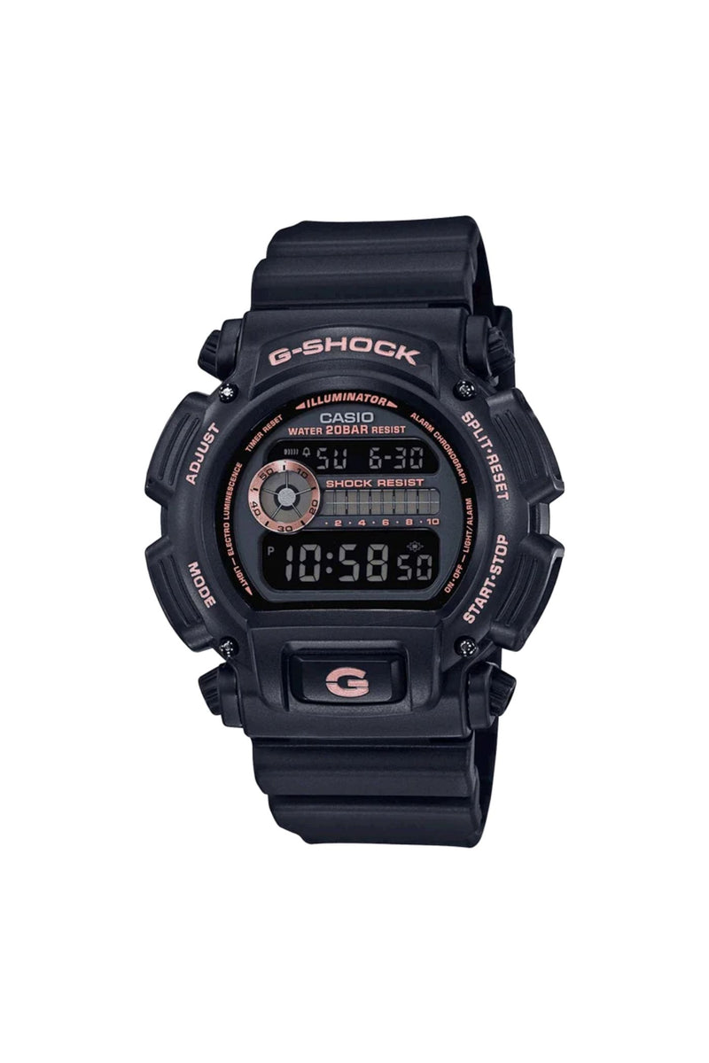 G-Shock Black Resin With Rose Gold Watch - Black