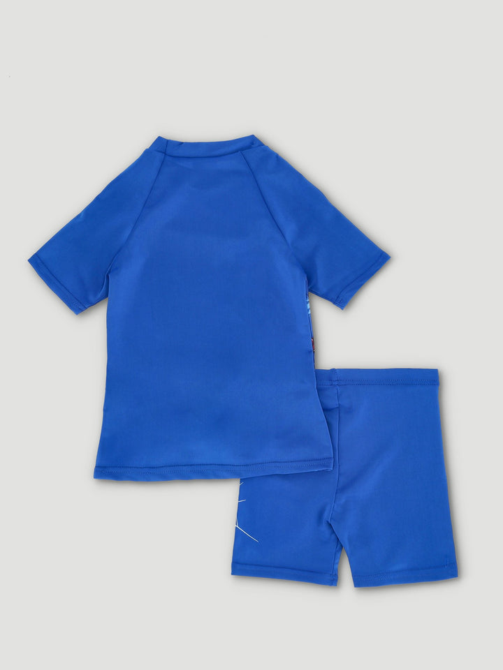 Pre-Boys 2 Piece Spiderman Swimwear - Cobalt