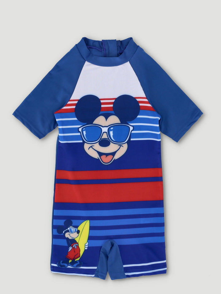 Pre-Boys 1 Piece Mickey Swimwear - Navy