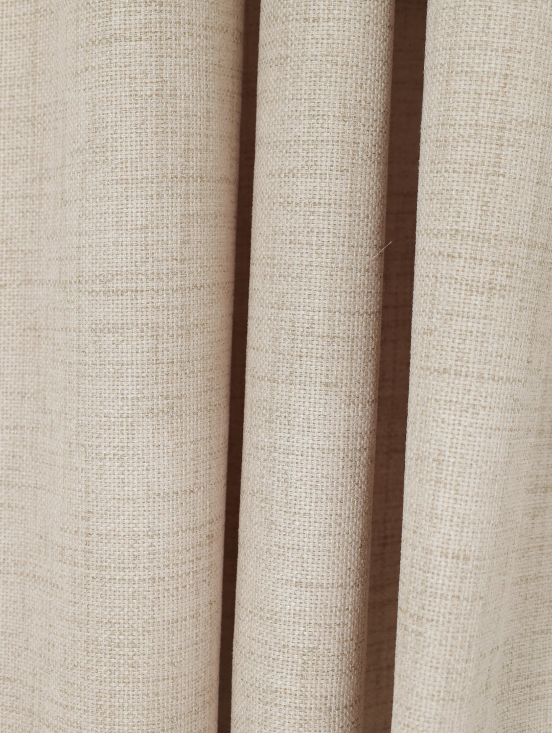 Lined Marbella Texture Taped Curtain - Natural