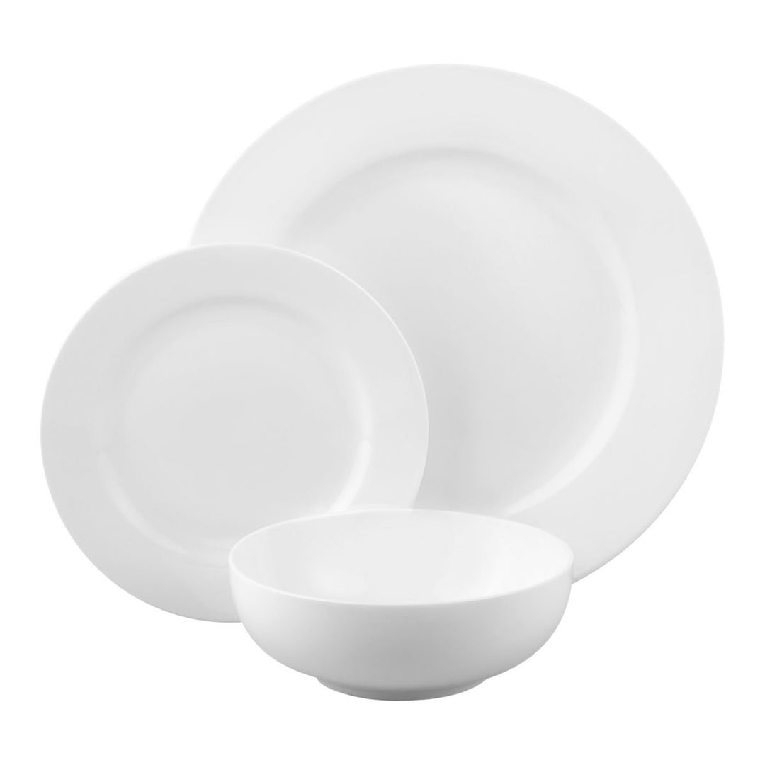 Russell Hobbs Classique 12 Piece New Bone Rim Dinner Set
