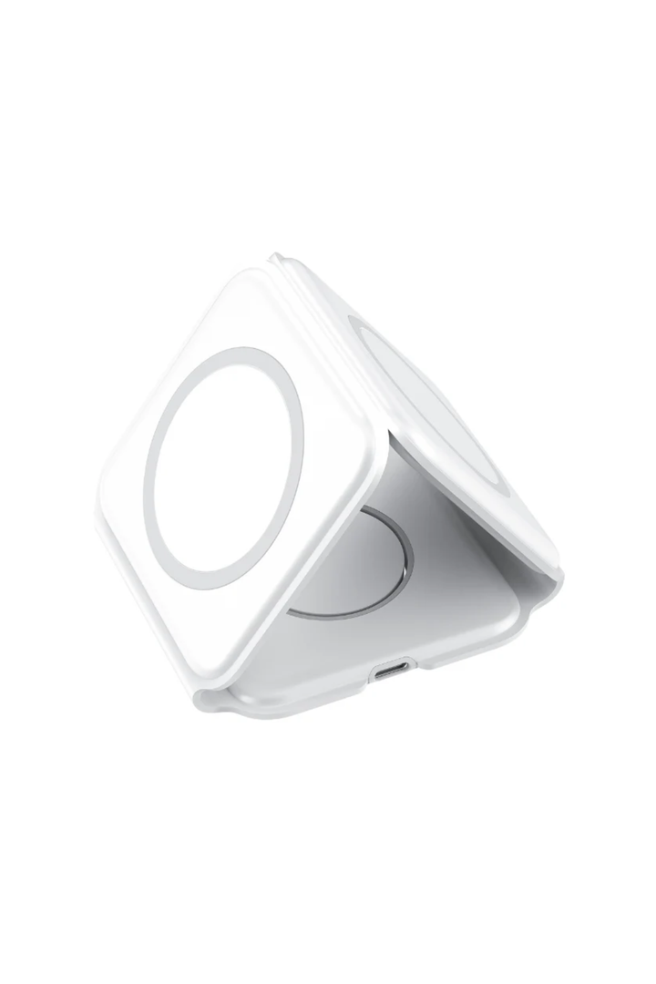 Moov 3 in 1 Foldable Wireless Charger - White