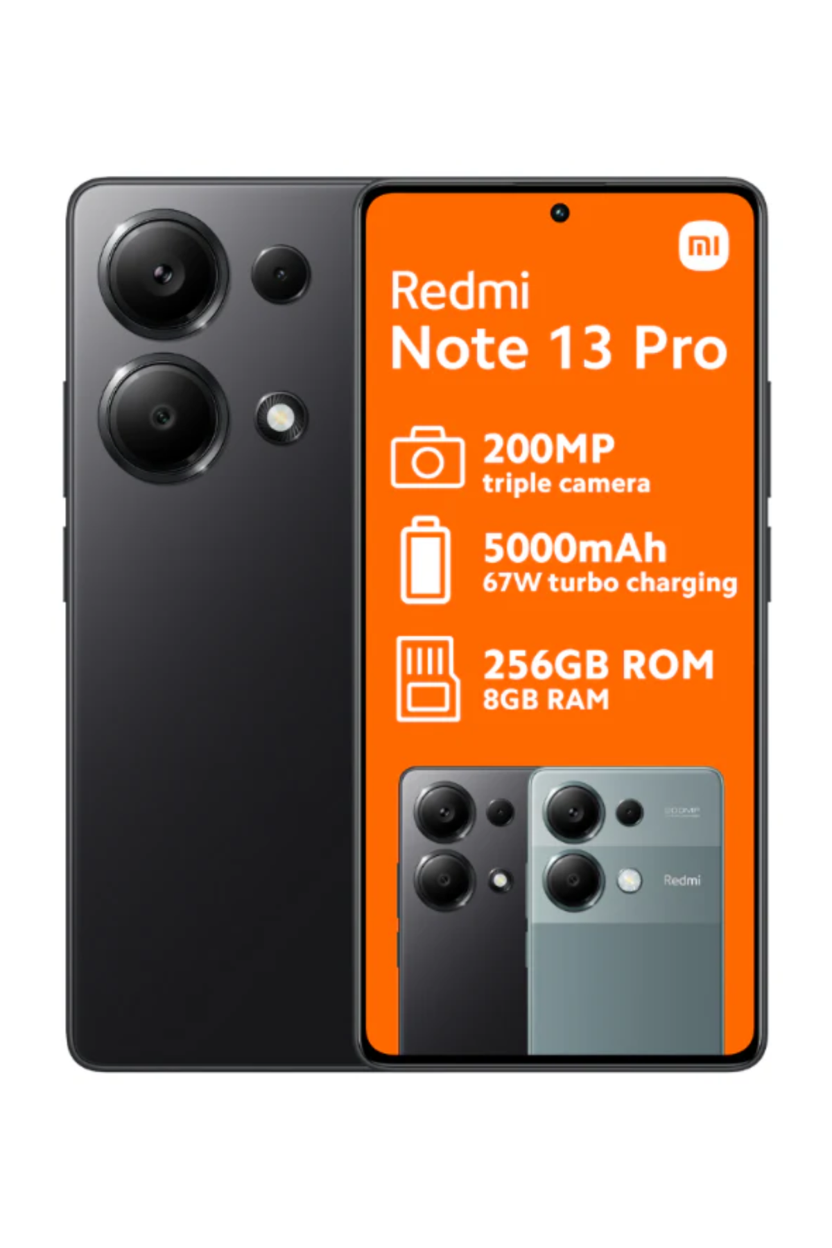 Redmi Note 13 Pro 256GB Dual Sim Black Cellphone – Edgars