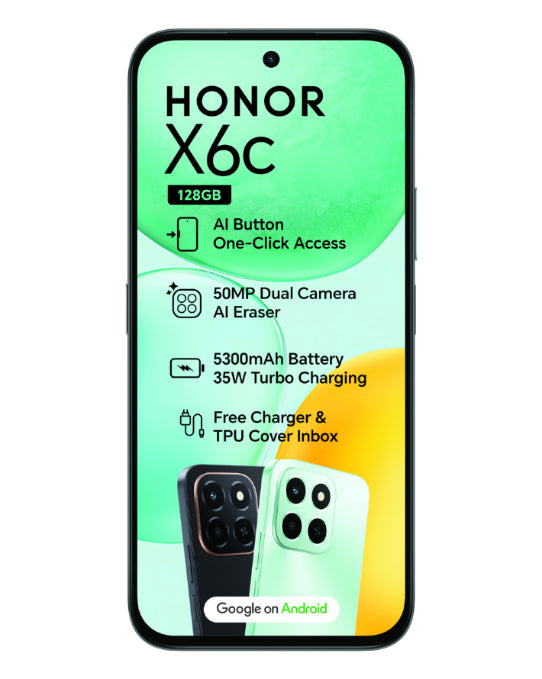 X6c 128GB Black Cellphone