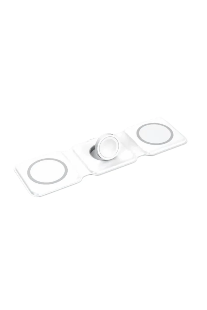 Moov 3 in 1 Foldable Wireless Charger - White