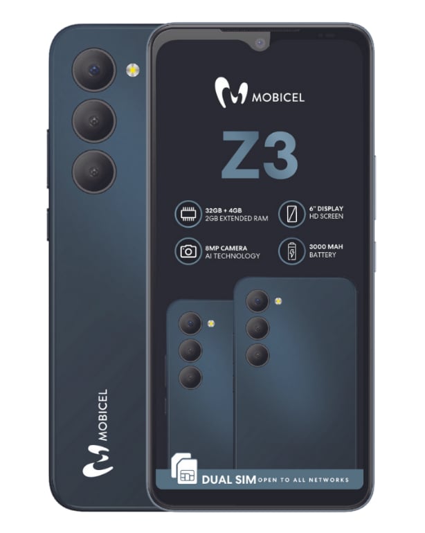 Z3 Dual Sim Blue Cellphone