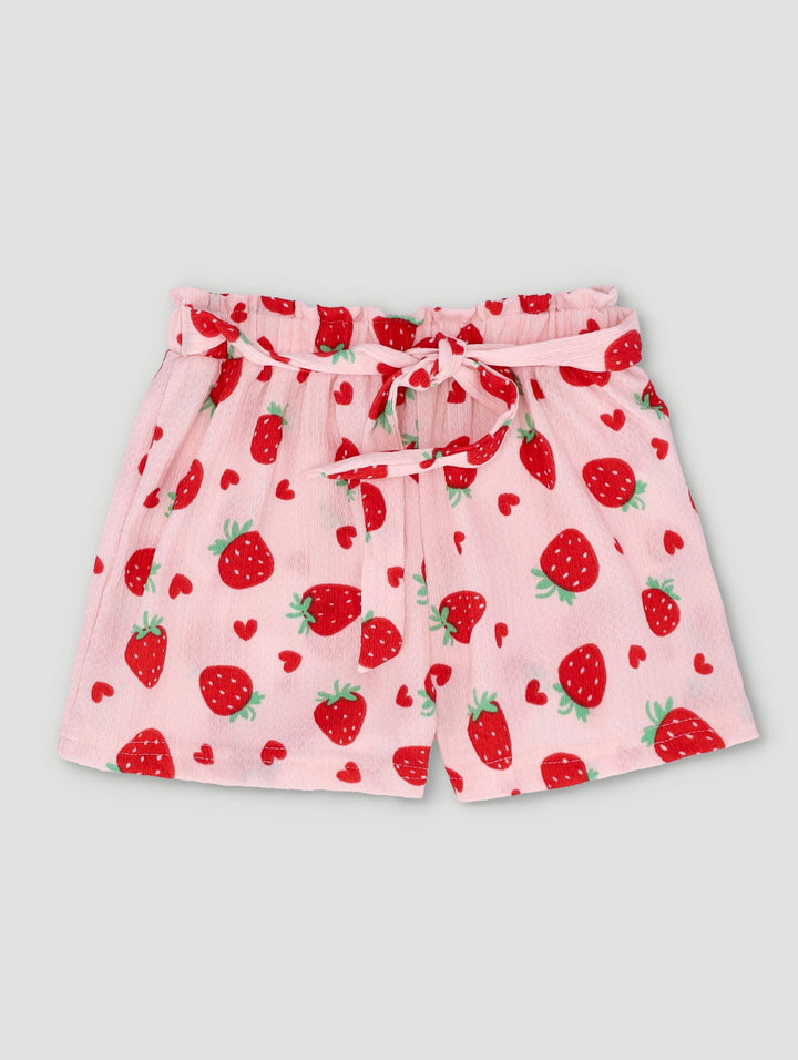 Pre-Girls Crinkle Knit Shorts