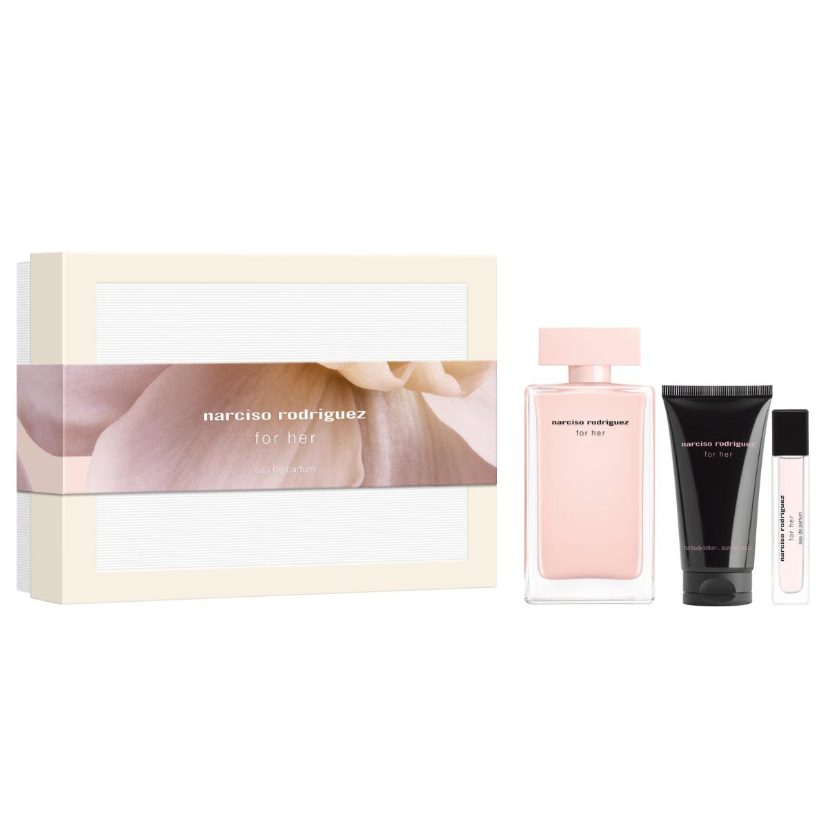 NARCISO RODRIGUEZ EUA DE PARFUM 2点セット Ladies Rodriguez For her Eau de Parfum 100ml Fragrance Set – Edgars