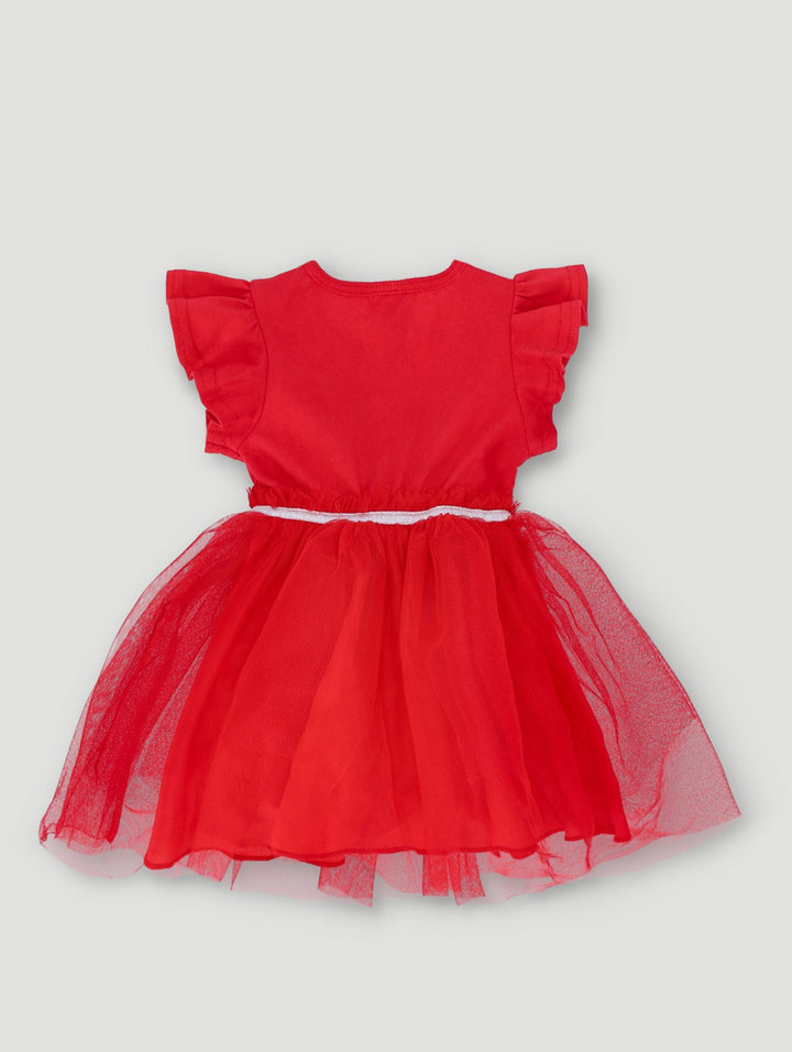 Baby Girls Minnie Tulle Party Dress - Red