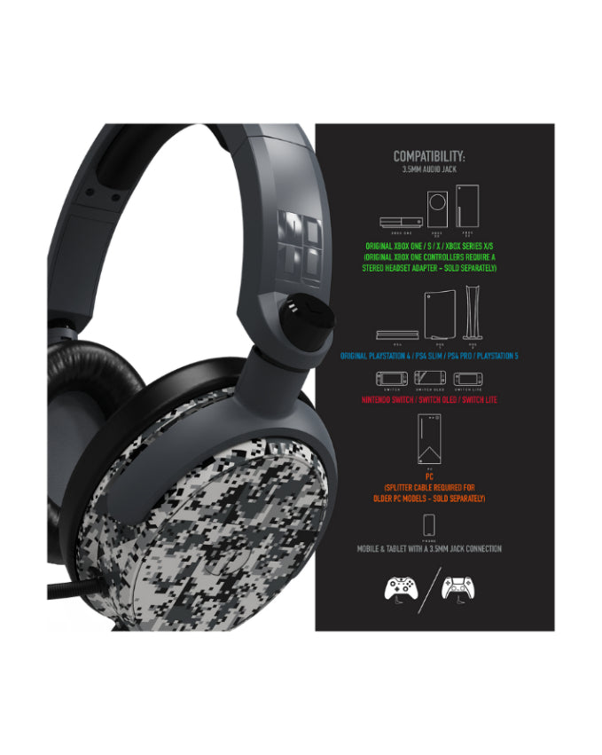 C6-100 Gaming Headset Grey