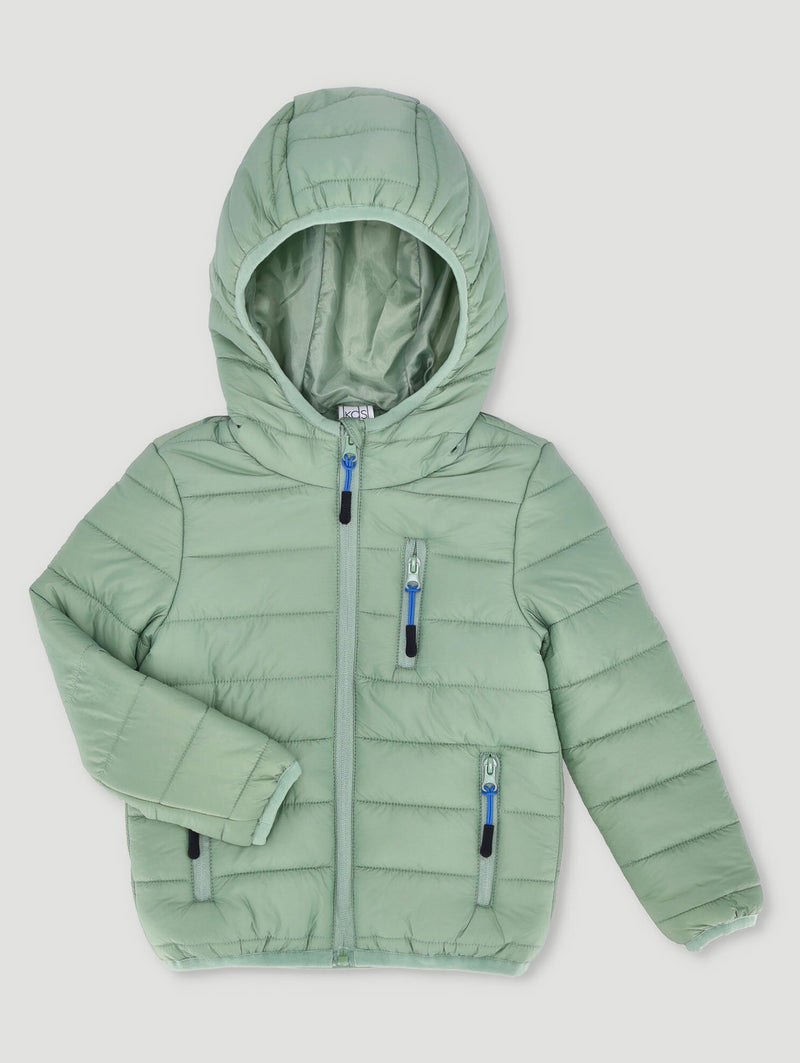 Pre-Boys Puffer Jacket - Green